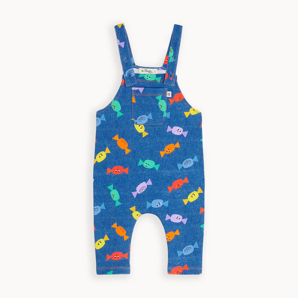 Denim Sweetie Baby & Kids Dungaree | GOTS Certified Organic Cotton