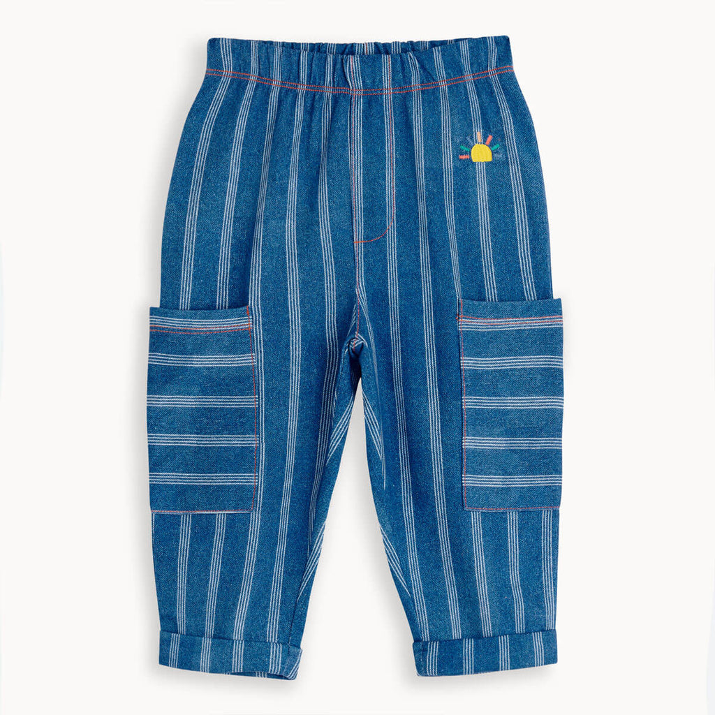 Maggiori - Denim Pinstripe Baby & Kids Trousers