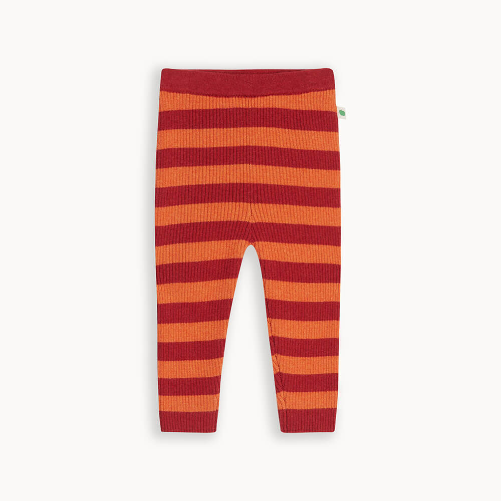 Perry - Rusty Ribbed Knit Leggings