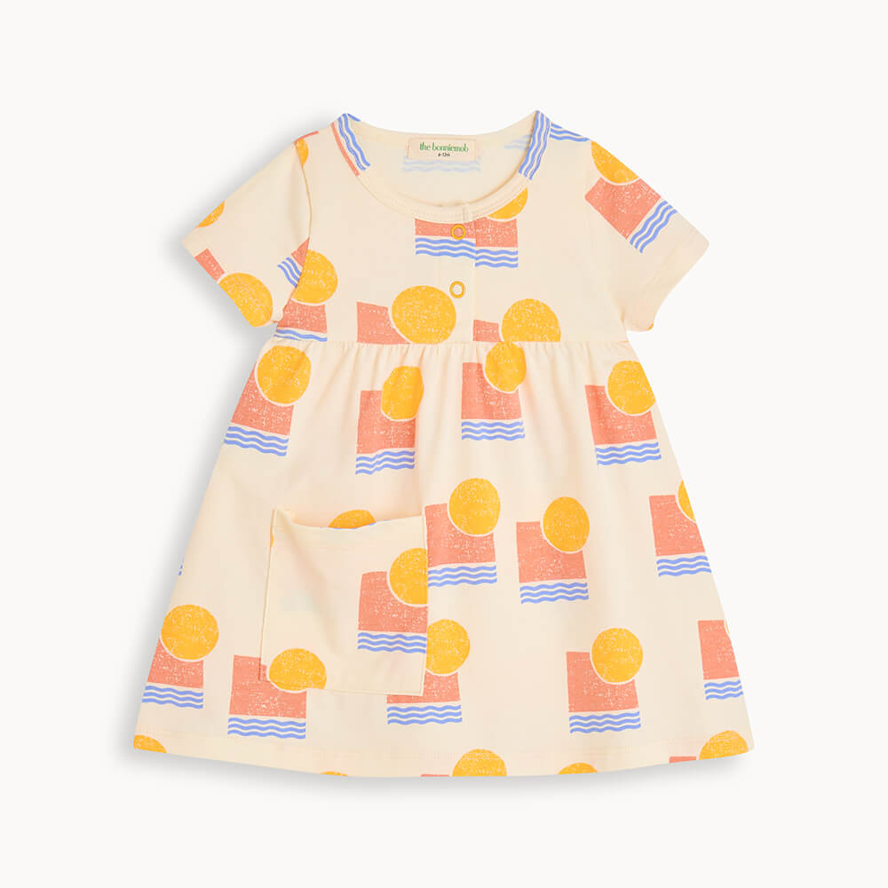 Sprinkles - Sunset Jersey Baby & Kids Short Sleeve Dress