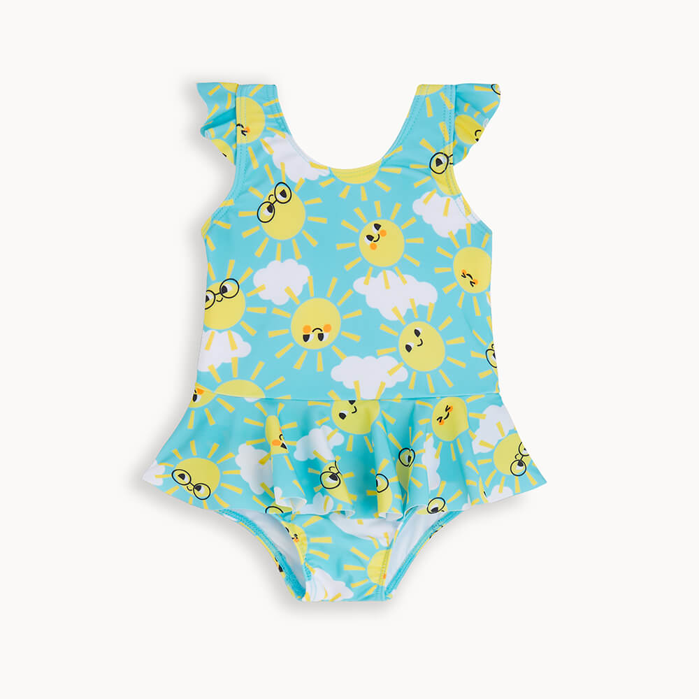 Waltzer - Sunshine Frill Swimsuit - The bonniemob 