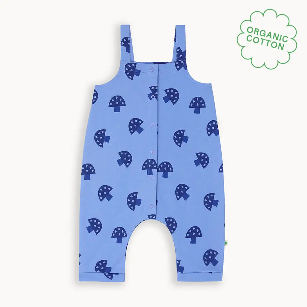 Casper - Blue Mushroom Dungaree JUMPSUITS / DUNGAREE