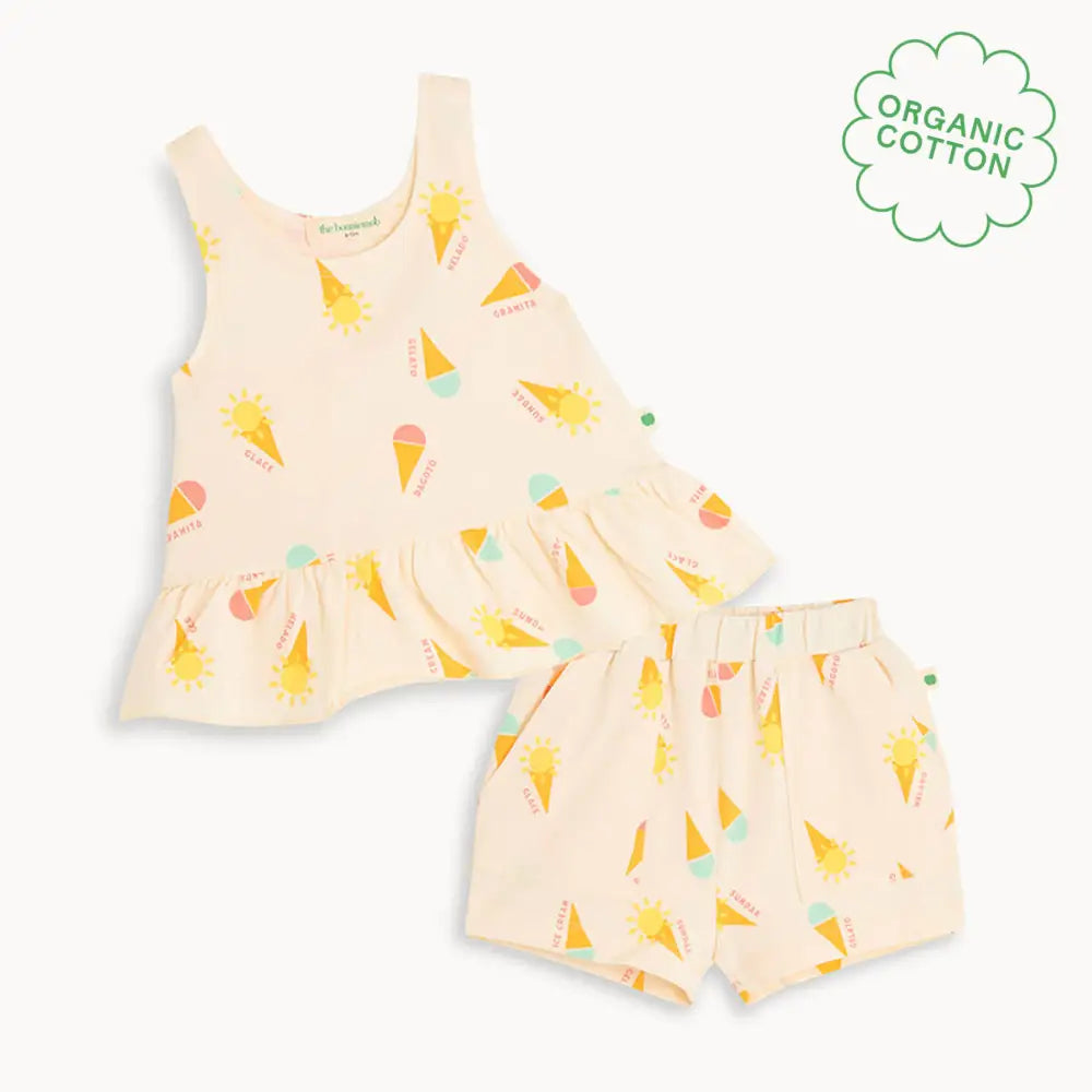 Scoops & Sailor Set - Gelato Baby & Kids Frill Swing Top& Short Set OUTFIT