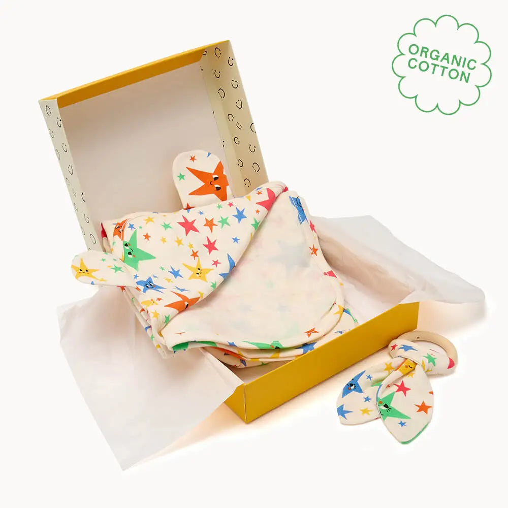 Starbite Set - Blanket & Teether Gift Set - The bonniemob 