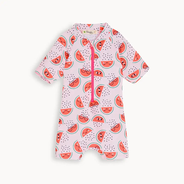 Waves - Watermelon Uv Rash Suit - The bonniemob 